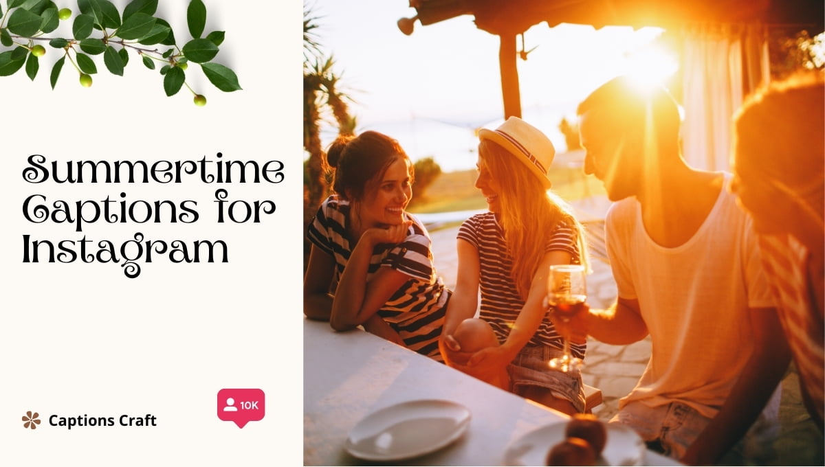 200+ Summertime Captions For Instagram With Emoji: The Best Words To ...