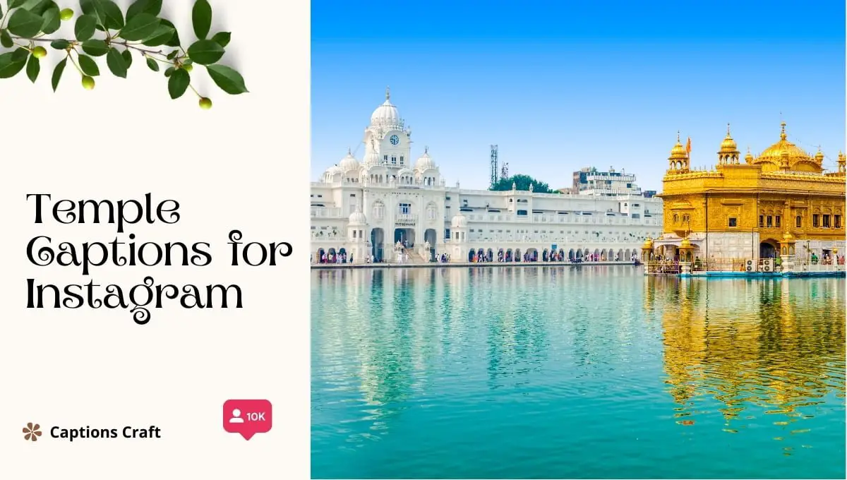 Captivating temple captions for Instagram - discover inspiring quotes and phrases to enhance your temple photography on social media.