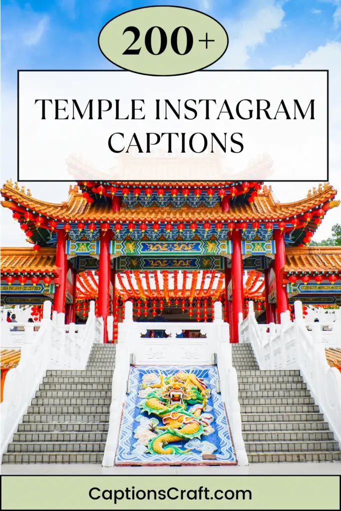 Temple Instagram Captions