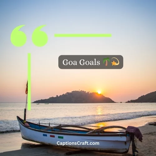 two Word Goa Captions for Instagram