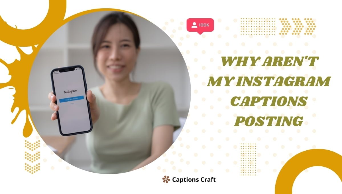 Troubleshooting Instagram caption posting issues: explore possible reasons for caption failures.