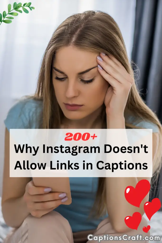 Why Instagram Doesn't Allow Links in Captions