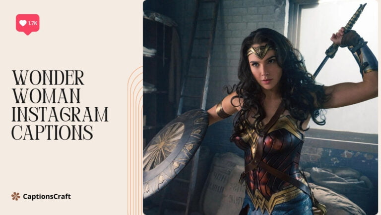 wonder woman captions for instagram