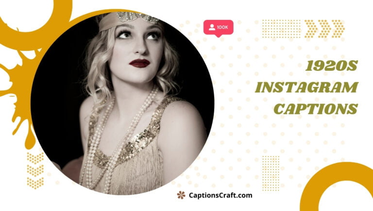 1920s instagram captions