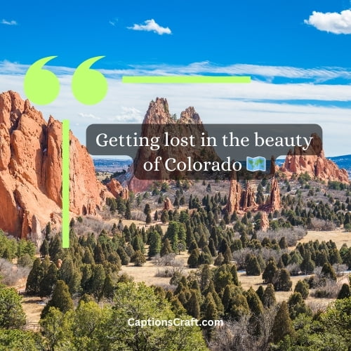Best Colorado captions for Instagram