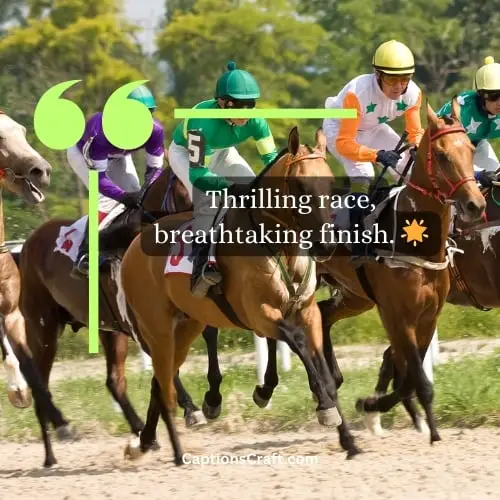 Best Horse Races Instagram Captions (Writers Choice)
