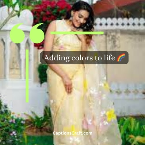 Best Instagram Captions For Saree (Writers Choice)