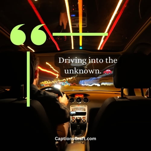 Best Night Driving Captions For Instagram (Writers Choice)