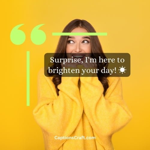 Best Surprise Captions For Instagram