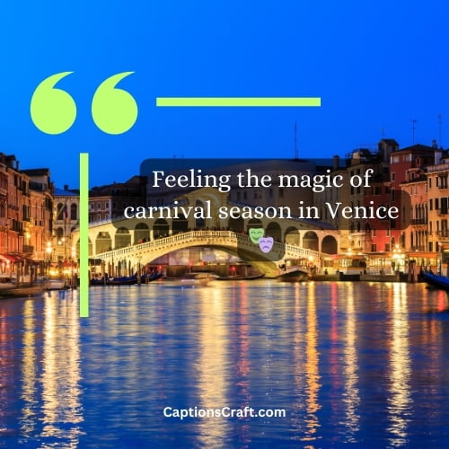 Best Venice Instagram Captions
