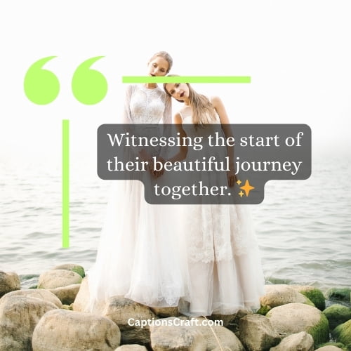Best sister wedding captions for Instagram