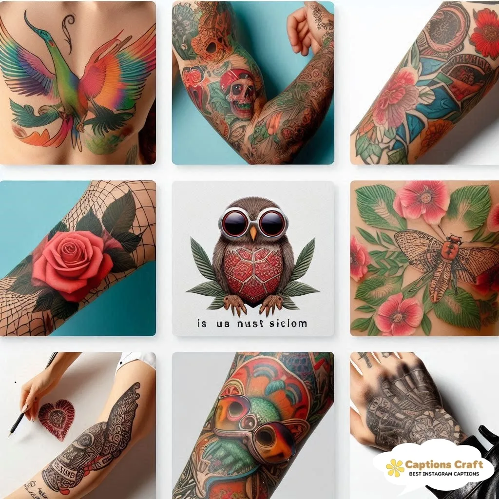 143+ Inspiring Tattoo Captions For Instagram and Quotes to Showcase Your Artistry
