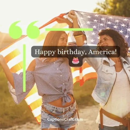Fun and creative July 4th Instagram captions
