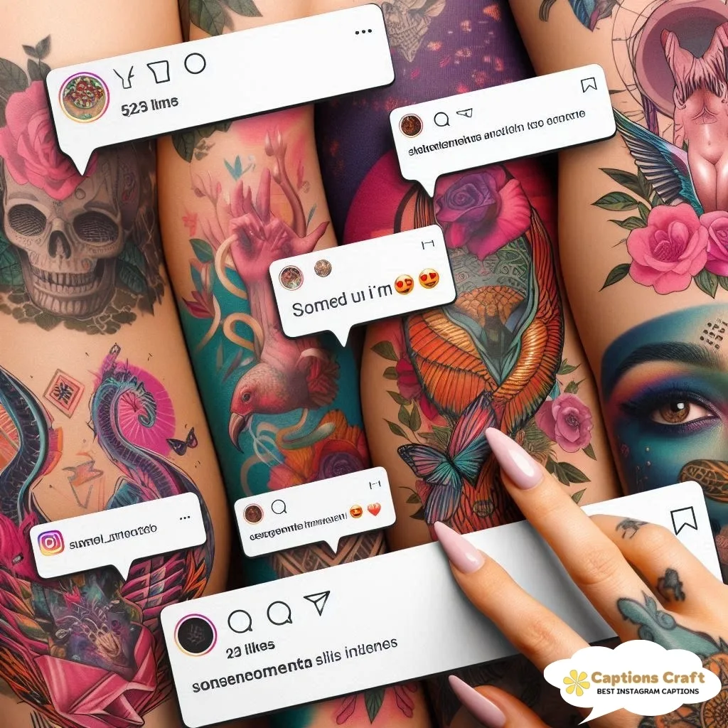 143+ Inspiring Tattoo Captions For Instagram and Quotes to Showcase Your Artistry