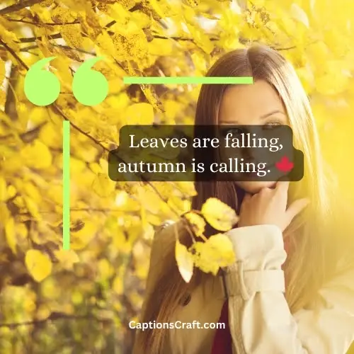 Instagram Autumn Quotes