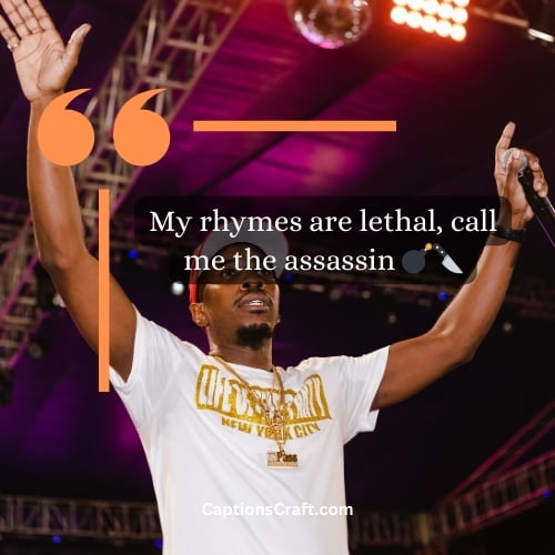 One Word Best Rap Captions For Instagram