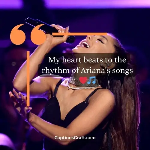 One Word Instagram Captions Ariana Grande