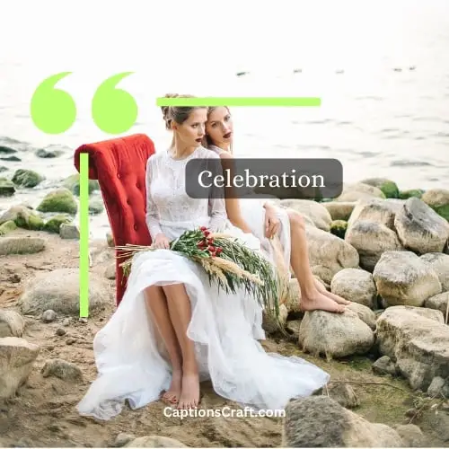 One Word Sister Wedding Caption For Instagram