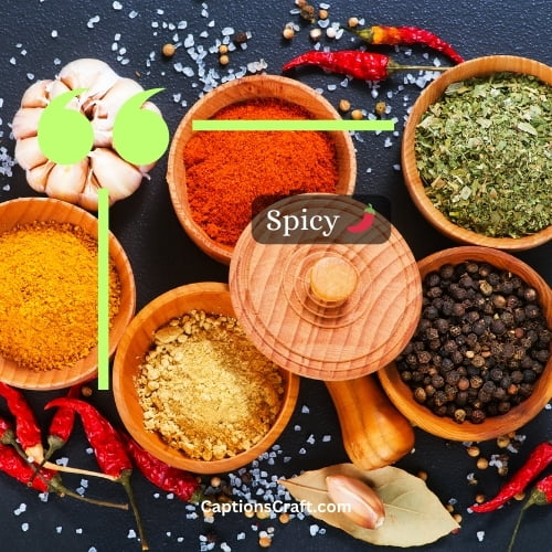 200+ Spices Captions For Instagram: Add Flavor to Your Feed 3 One Word Spices Captions For Instagram