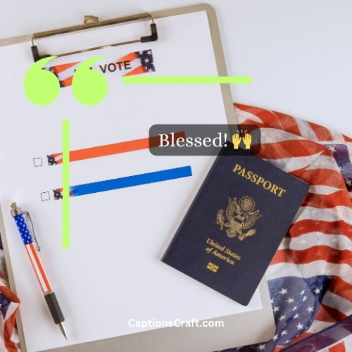One-Word Us Citizenship Captions For Instagram