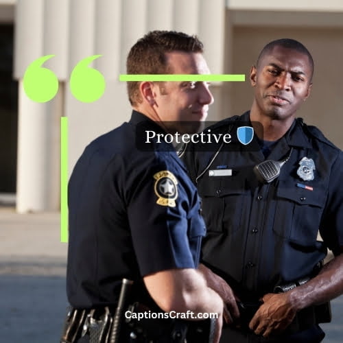 One-word Police Caption For Instagram