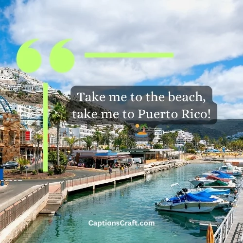 Puerto Rico Instagram Captions for Beach Lovers