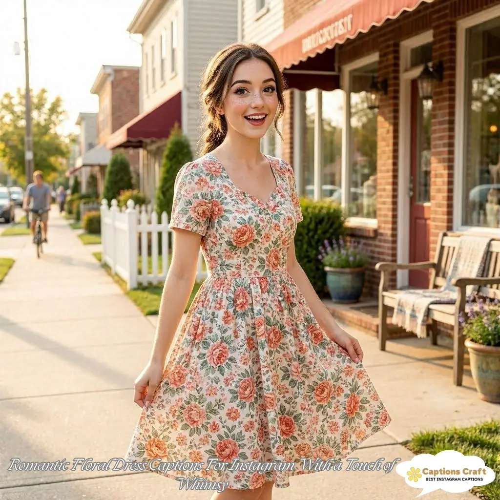 137+ Chic Floral Dress Captions For Instagram And Quotes That Radiate Style and Joy