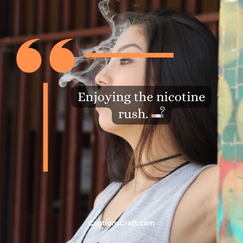 Short Smoking Captions For Instagram