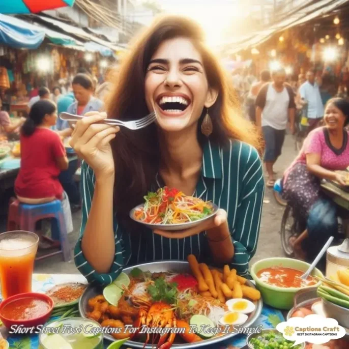 Short Street Food Captions For Instagram To Keep It Simple