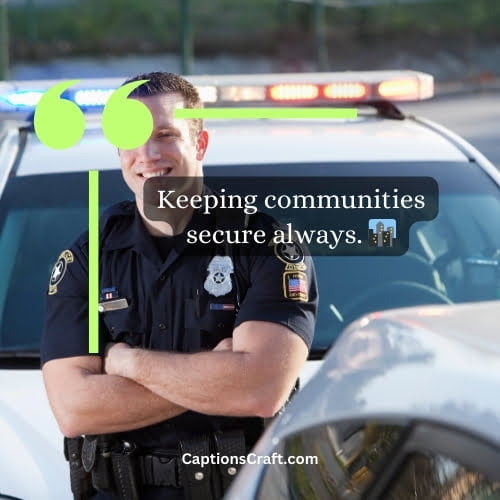 Superb Best Police Caption For Instagram (Writers Choice)