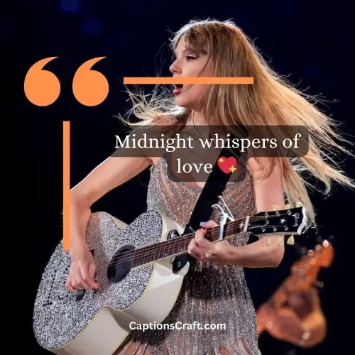 Superb Taylor Swift Midnights Instagram Captions (Writers Choice)