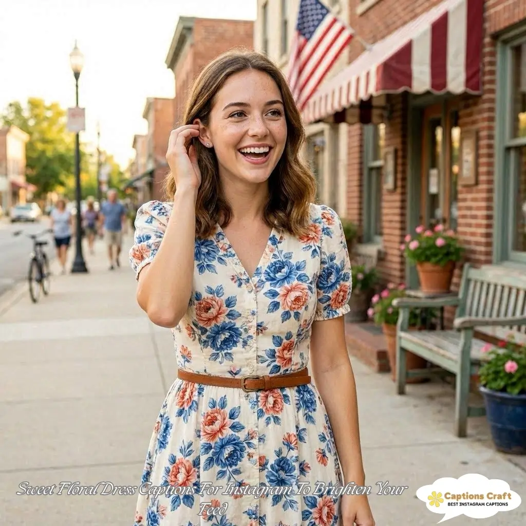 137+ Chic Floral Dress Captions For Instagram And Quotes That Radiate Style and Joy