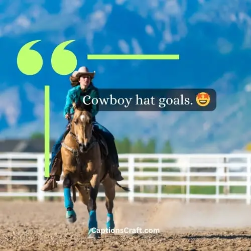 Three Word Cute Rodeo Captions For Instagram (Editors Pick)