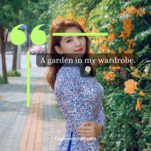 200+ Floral Dress Captions For Instagram To Bloom With Style And Grace 2 Three Word Floral Dress Captions For Instagram (Editors Pick)