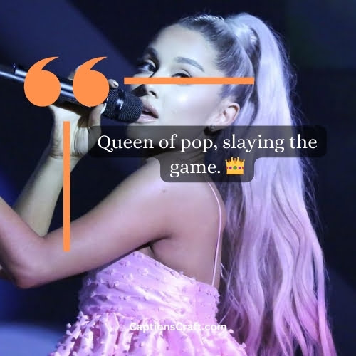 Three Word Instagram Captions Ariana Grande (Editors Pick)