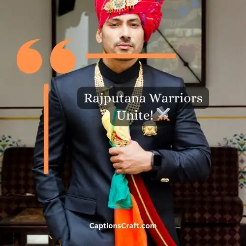 Three Word Rajput Caption For Instagram (Editors Pick)