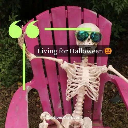 Three Word Skeleton Caption For Instagram (Editors Pick)