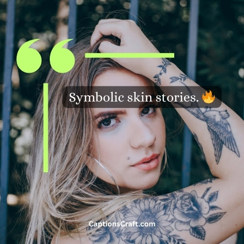 200+ Tattoo Captions For Instagram To Show Off Your Ink With Style 2 Three Word Tattoo Caption For Instagram (Editors Pick)