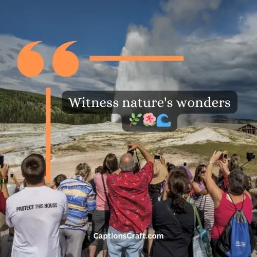 Three Word Yellowstone Instagram Captions (Editors Pick)