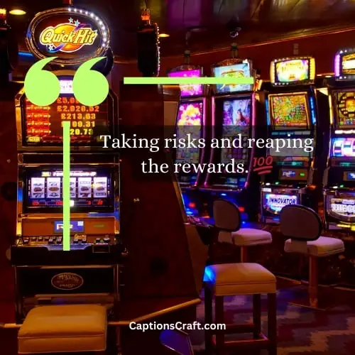 Top casino Instagram captions