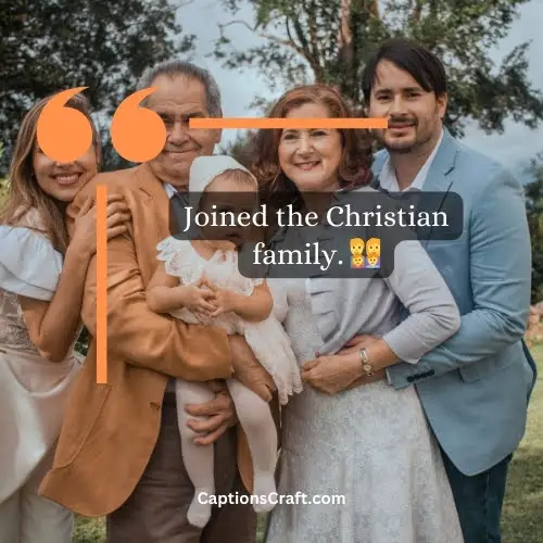 Trio-word Baptism Instagram Captions (Editors Pick)
