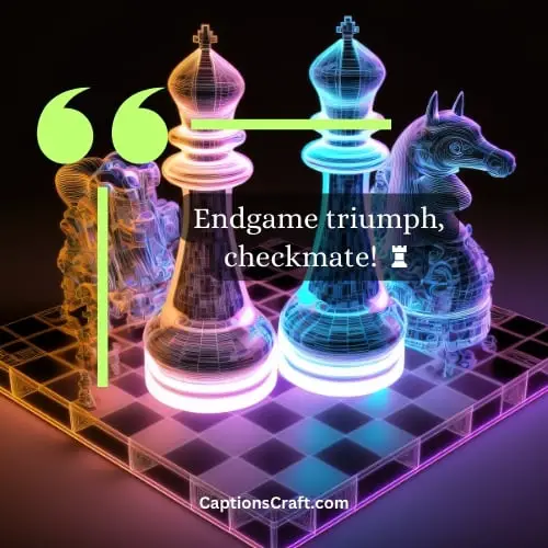 Trio-word Chess Captions For Instagram (Editors Pick)