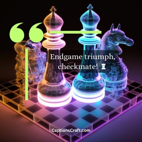 Trio-word Chess Captions For Instagram (Editors Pick)