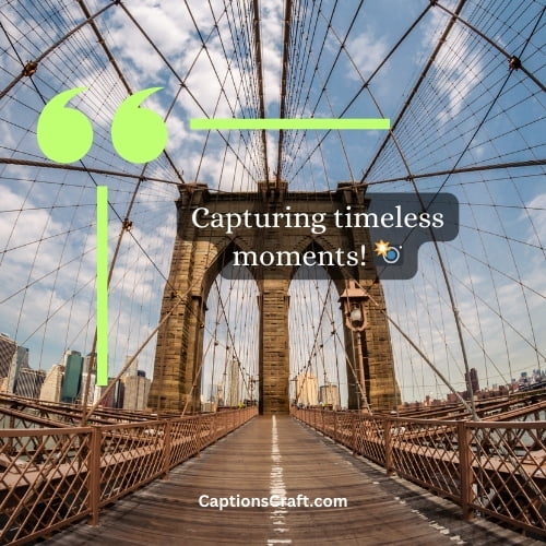 Trio-word Instagram Captions For Brooklyn Bridge (Editors Pick)