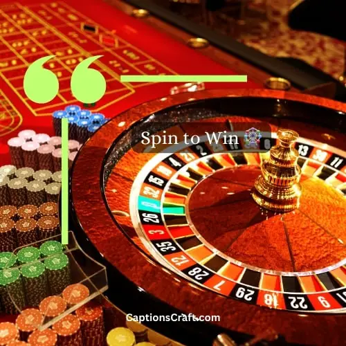 Two Word Casino Instagram Captions
