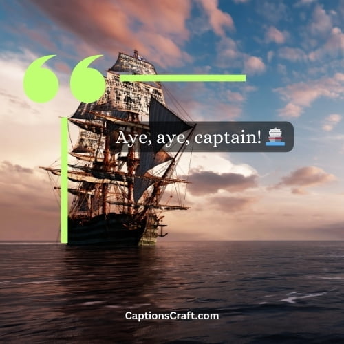 Two-word Pirate Instagram Caption