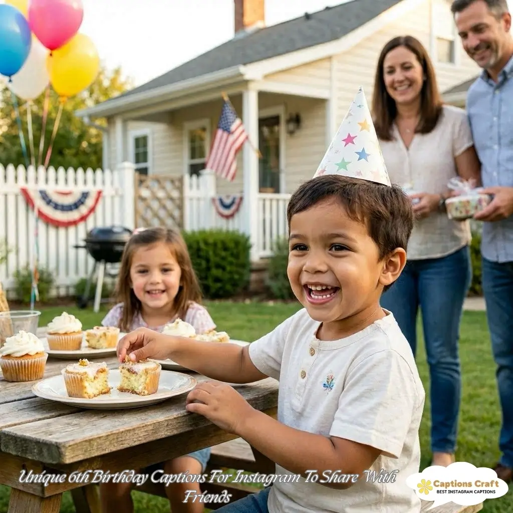 Celebrate with 6th Birthday Captions For Instagram and Quotes and 135+ Magical Moments