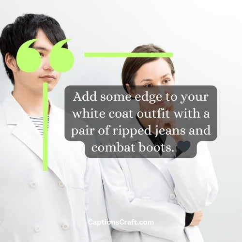 White Coat Outfit Ideas