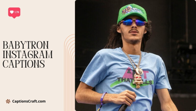 babytron instagram captions