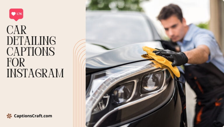 car detailing captions for instagram